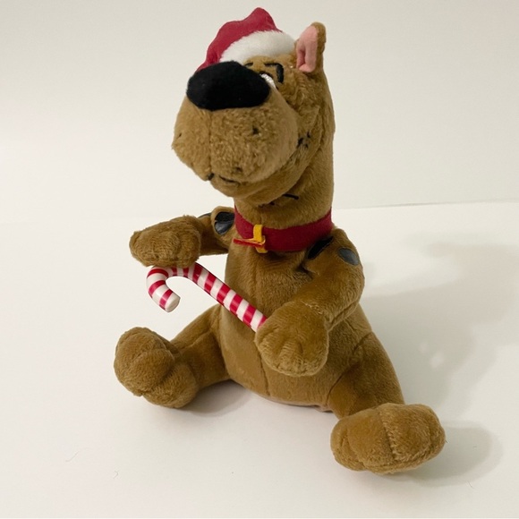 Gemmy Scooby Doo Christmas Dog Plush Singing Dancing Candy Cane Santa Hat - Picture 16 of 17
